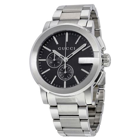 gucci stainless steel watch mens|stainless steel gucci watch men.